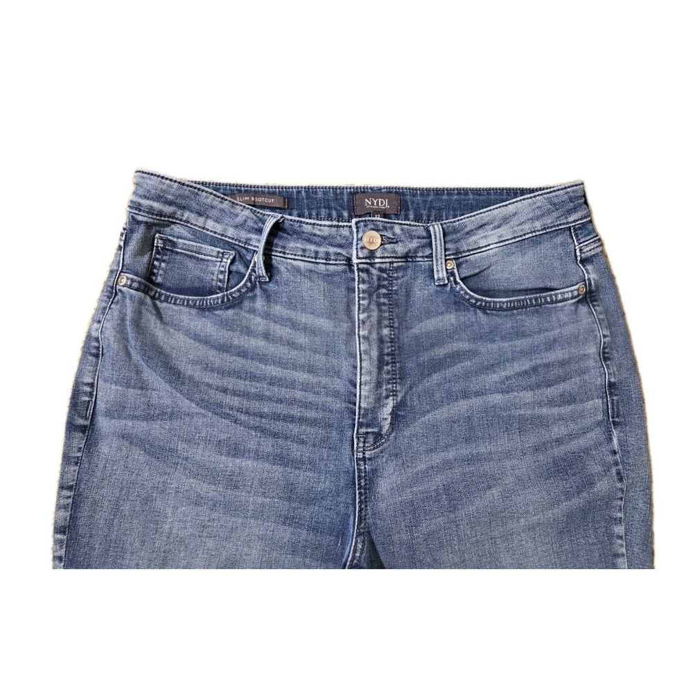 NYDJ Jeans Women's 12 - Slim Bootcut - Lift Tuck Stretch, Cool Embrace - Picture 3 of 9